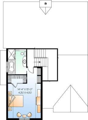 Floorplan 2 for House Plan #034-00741