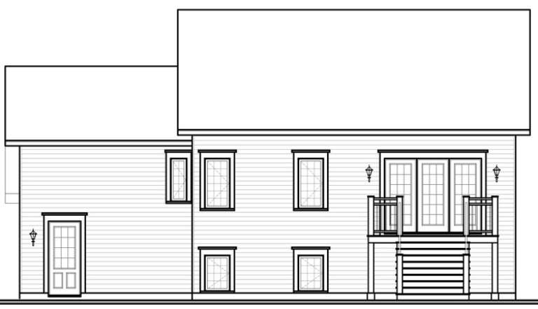 Country House Plan #034-00744 Elevation Photo