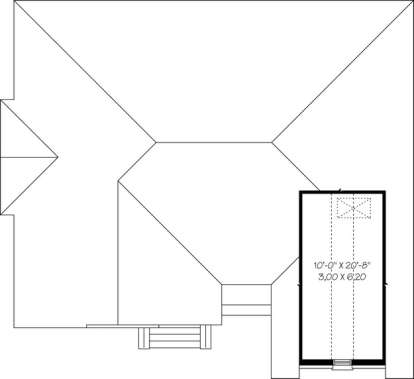 Floorplan 2 for House Plan #034-00747