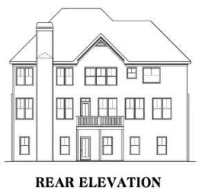 Craftsman House Plan #009-00093 Elevation Photo