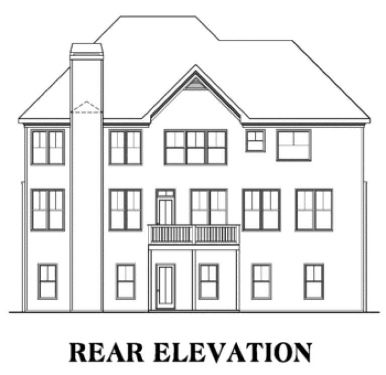 Craftsman House Plan #009-00093 Elevation Photo