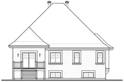 European House Plan #034-00748 Elevation Photo