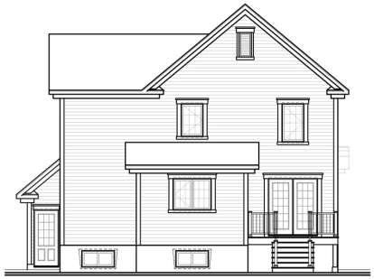 Country House Plan #034-00751 Elevation Photo