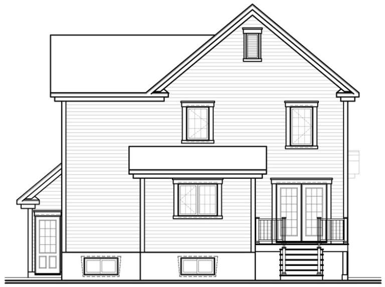 Country House Plan #034-00751 Elevation Photo