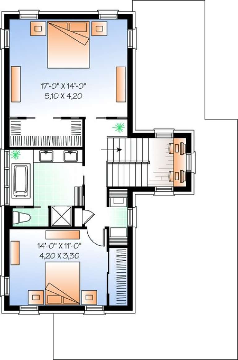 House Plan House Plan #11009 Drawing 2