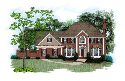 4 Bed, 2 Bath, 2460 Square Foot House Plan - #036-00115
