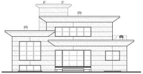 Contemporary House Plan #034-00758 Elevation Photo