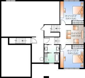 Floorplan 1 for House Plan #034-00758