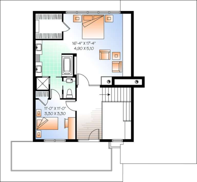 House Plan House Plan #11010 Drawing 3