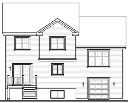 Traditional House Plan #034-00760 Elevation Photo