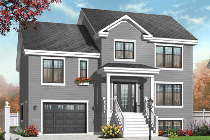 Traditional House Plan #034-00760 Elevation Photo