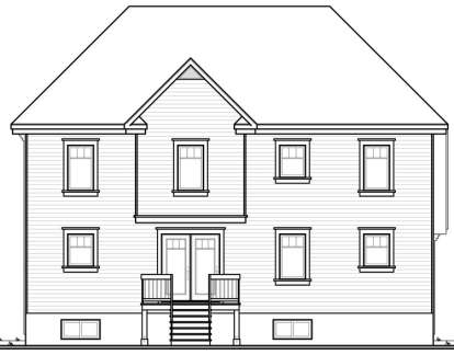 European House Plan #034-00762 Elevation Photo