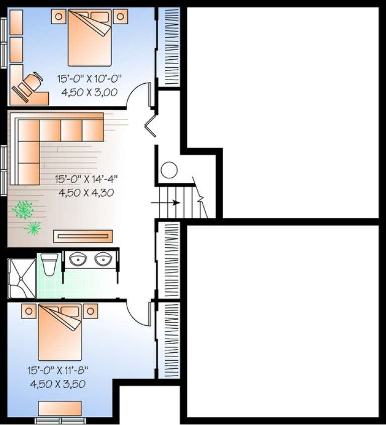 House Plan House Plan #11018 Drawing 1