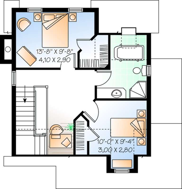 House Plan House Plan #11024 Drawing 2