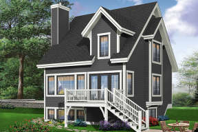 Traditional House Plan #034-00775 Elevation Photo