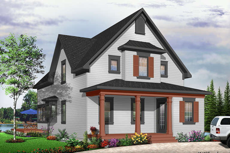 Northwest House Plan #034-00776 Elevation Photo