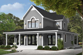 Country House Plan #034-00777 Elevation Photo