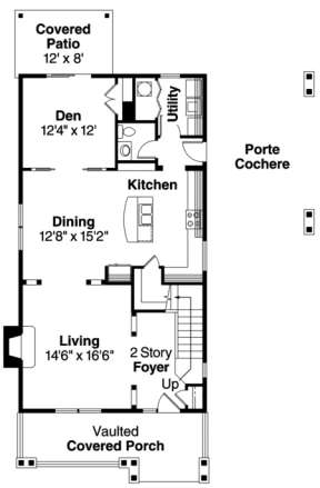 Floorplan 1 for House Plan #035-00331