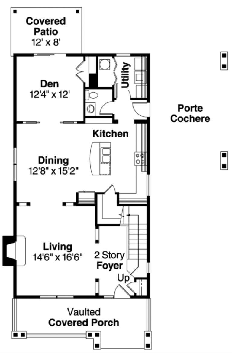 House Plan House Plan #1103 Drawing 1