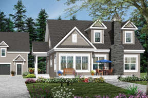 Traditional House Plan #034-00780 Elevation Photo