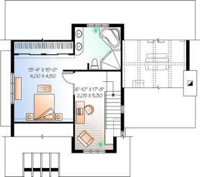 Floorplan 2 for House Plan #034-00781
