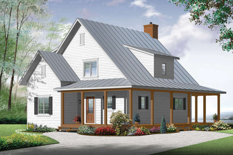 House Plan House Plan #11036 Front Elevation 