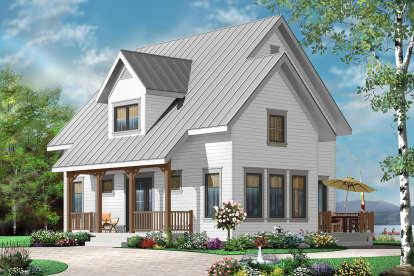 Traditional House Plan #034-00785 Elevation Photo
