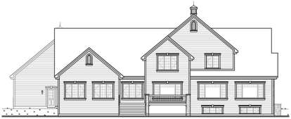 Country House Plan #034-00786 Elevation Photo