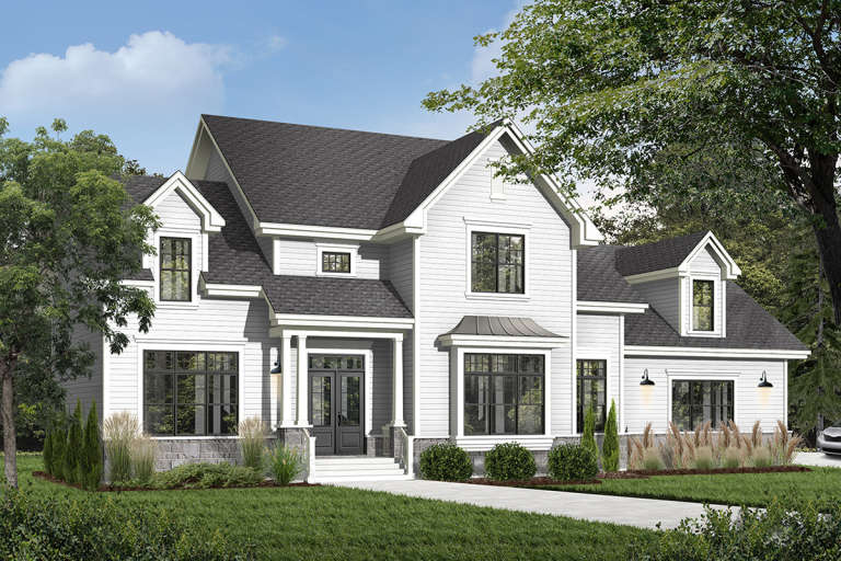 House Plan House Plan #11043 Front Elevation 