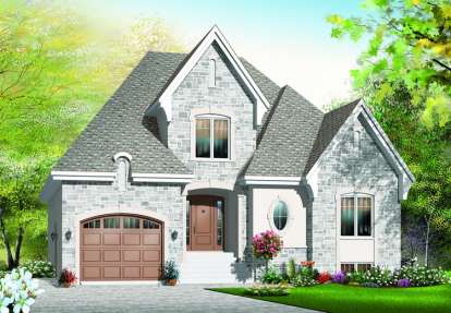 3 Bed, 1 Bath, 1798 Square Foot House Plan - #034-00795