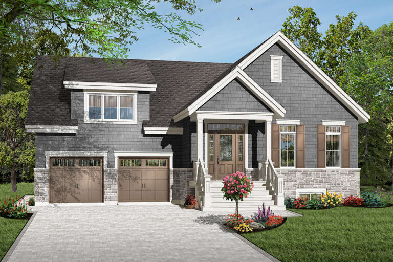 House Plan House Plan #11049 Front Elevation 