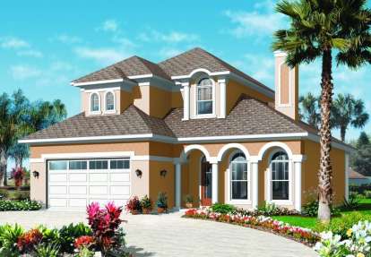 4 Bed, 3 Bath, 2550 Square Foot House Plan - #034-00800