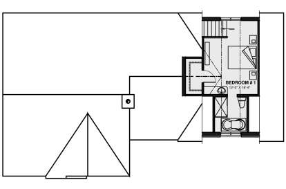 Second Floor for House Plan #034-00802