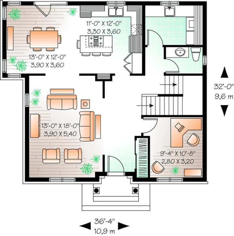House Plan House Plan #11059 Drawing 1