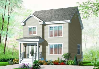 Traditional House Plan #034-00810 Elevation Photo