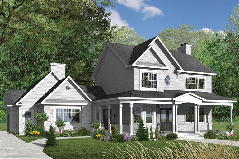 House Plan House Plan #11078 Front Elevation 