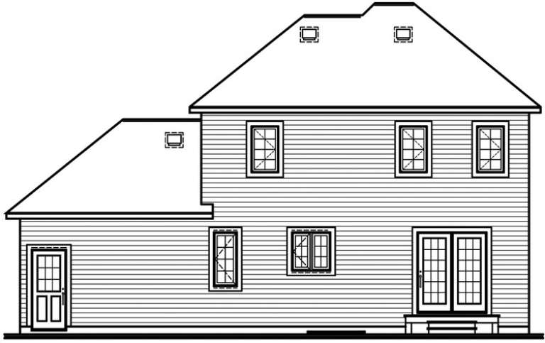 Country House Plan #034-00828 Elevation Photo