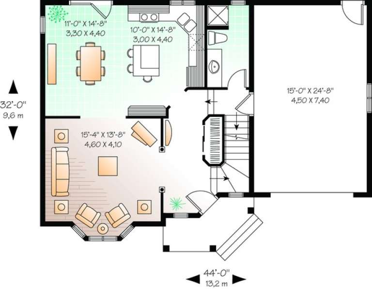 House Plan House Plan #11080 Drawing 1