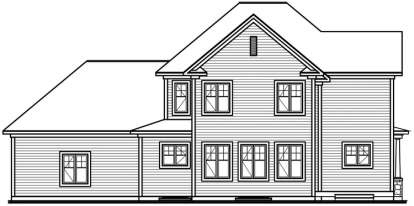 Country House Plan #034-00829 Elevation Photo
