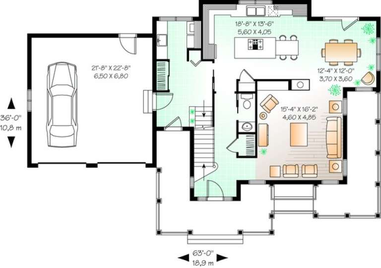 House Plan House Plan #11084 Drawing 1