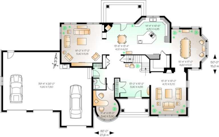 House Plan House Plan #11086 Drawing 1