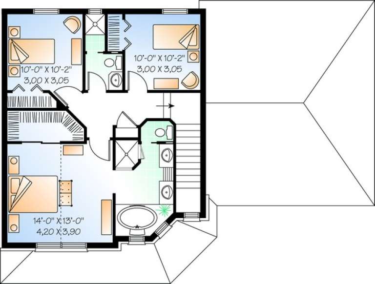 House Plan House Plan #11089 Drawing 2