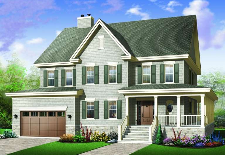 House Plan House Plan #11090 Front Elevation
