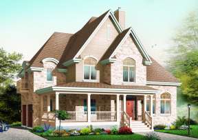 Country House Plan #034-00839 Elevation Photo