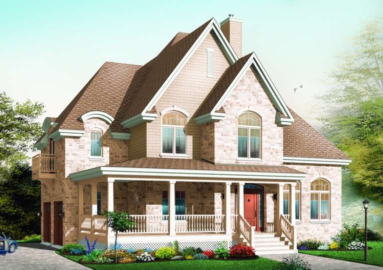 Country House Plan #034-00839 Elevation Photo
