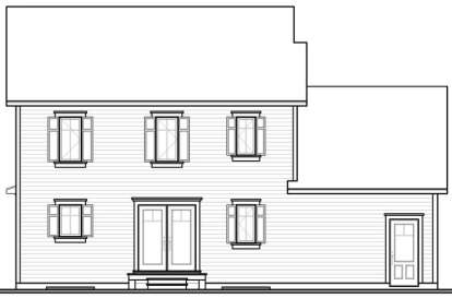 Country House Plan #034-00843 Elevation Photo