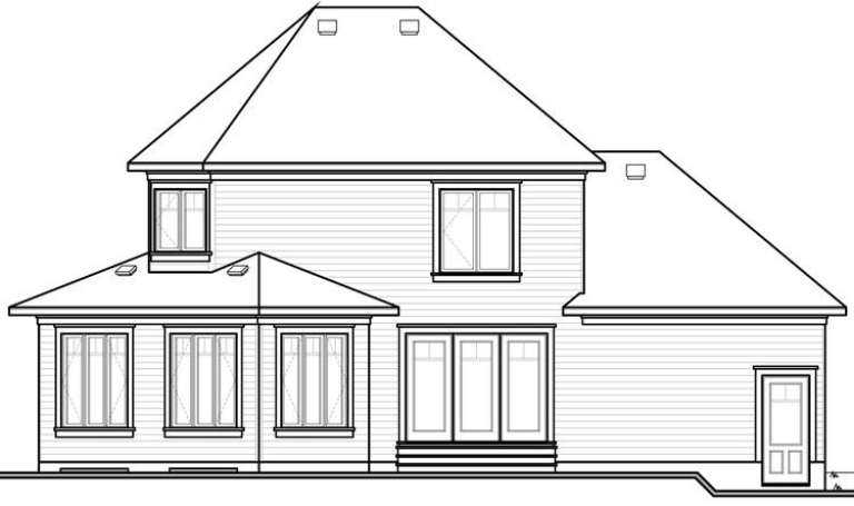 Country House Plan #034-00846 Elevation Photo
