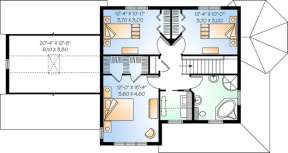 Floorplan 2 for House Plan #034-00850