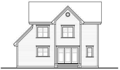 Country House Plan #034-00851 Elevation Photo