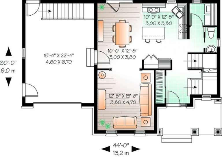 House Plan House Plan #11104 Drawing 1